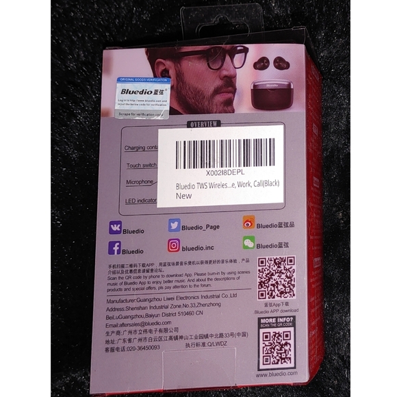 Bludio Wireless Bluetooth Earbuds - Picture 2 of 8